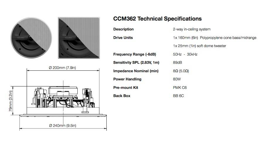 B&W CCM362