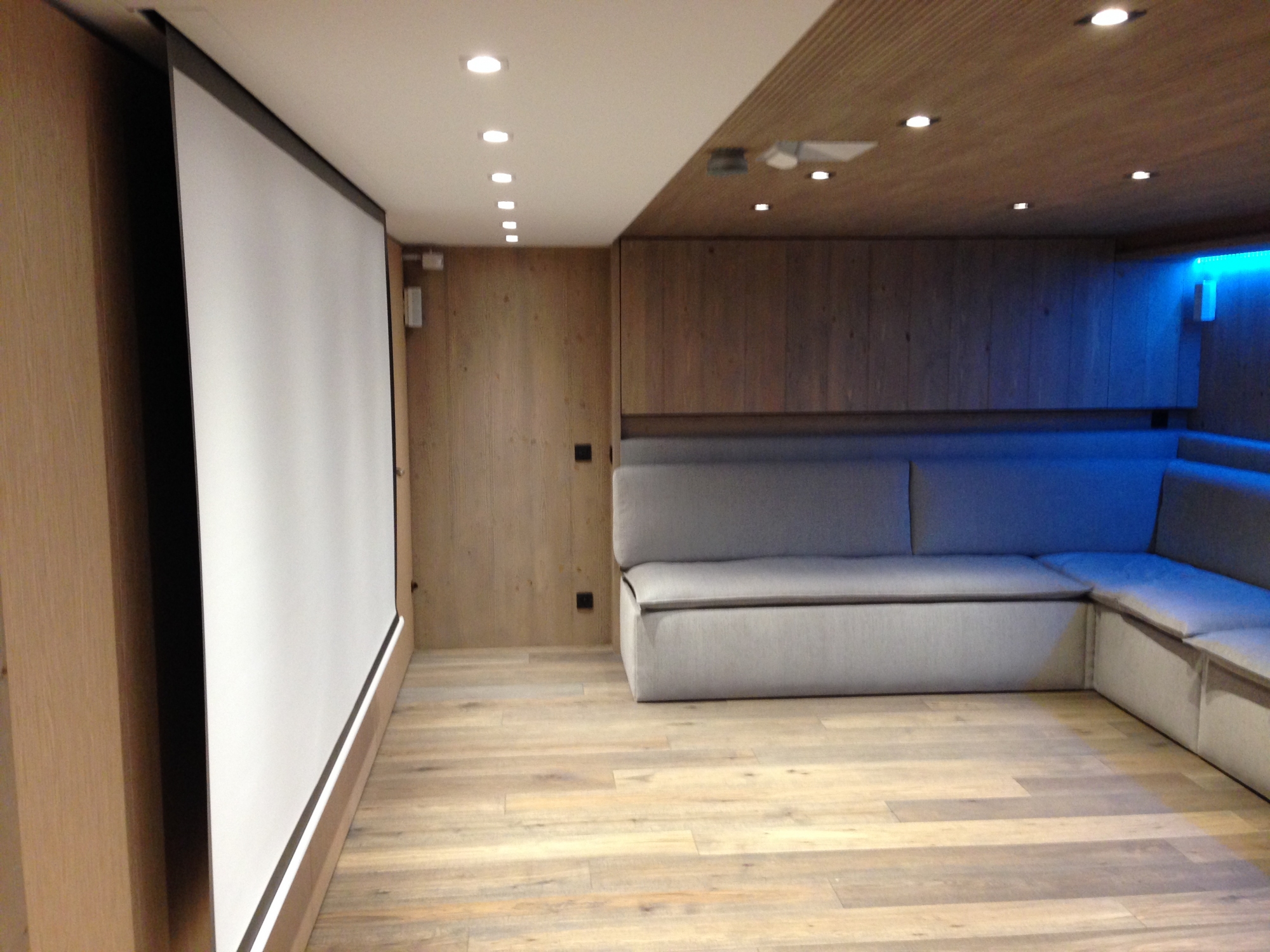 Exemples d'intégrations de salle cinéma privée