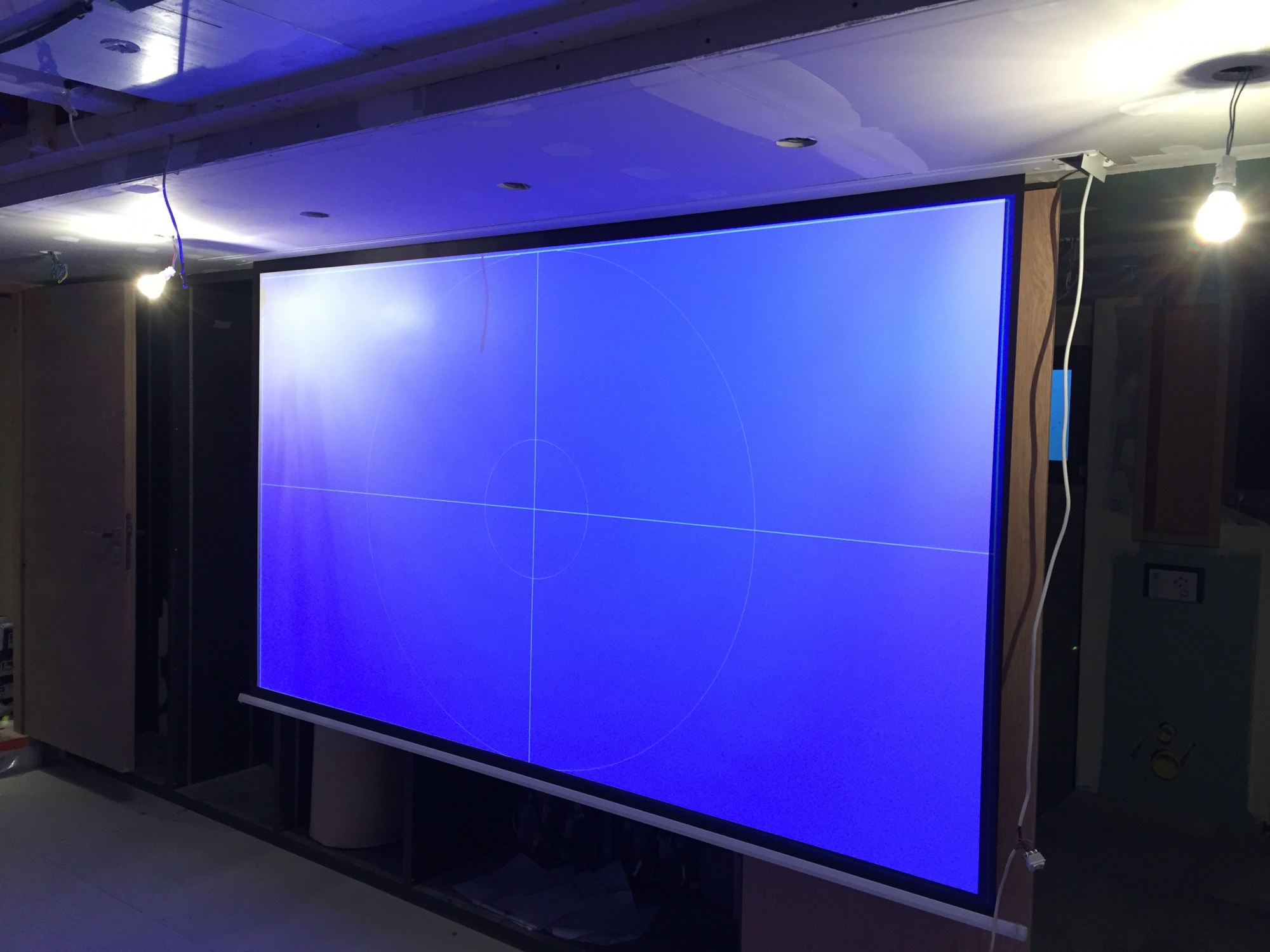 Exemples d'intégrations de salle cinéma privée