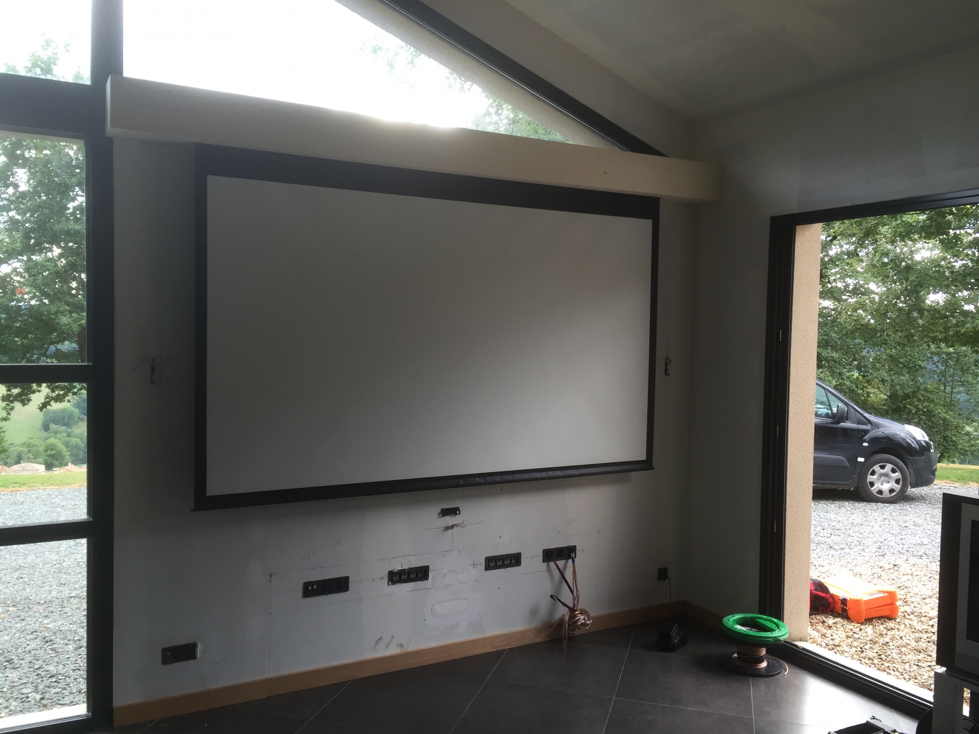 Exemples d'intégrations de salle cinéma privée